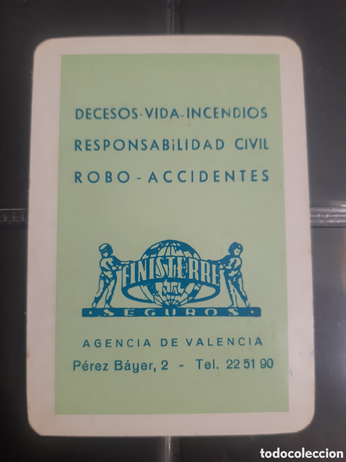 Coleccionismo calendarios: Calendario seguros finisterre 1972