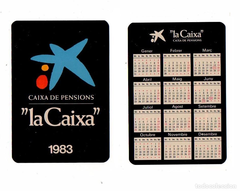 Coleccionismo calendarios: calendario de bolsillo - LA CAIXA - 1983
