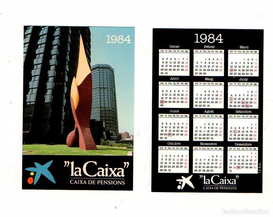 Coleccionismo calendarios: calendario de bolsillo - LA CAIXA - 1984 - Foto 1