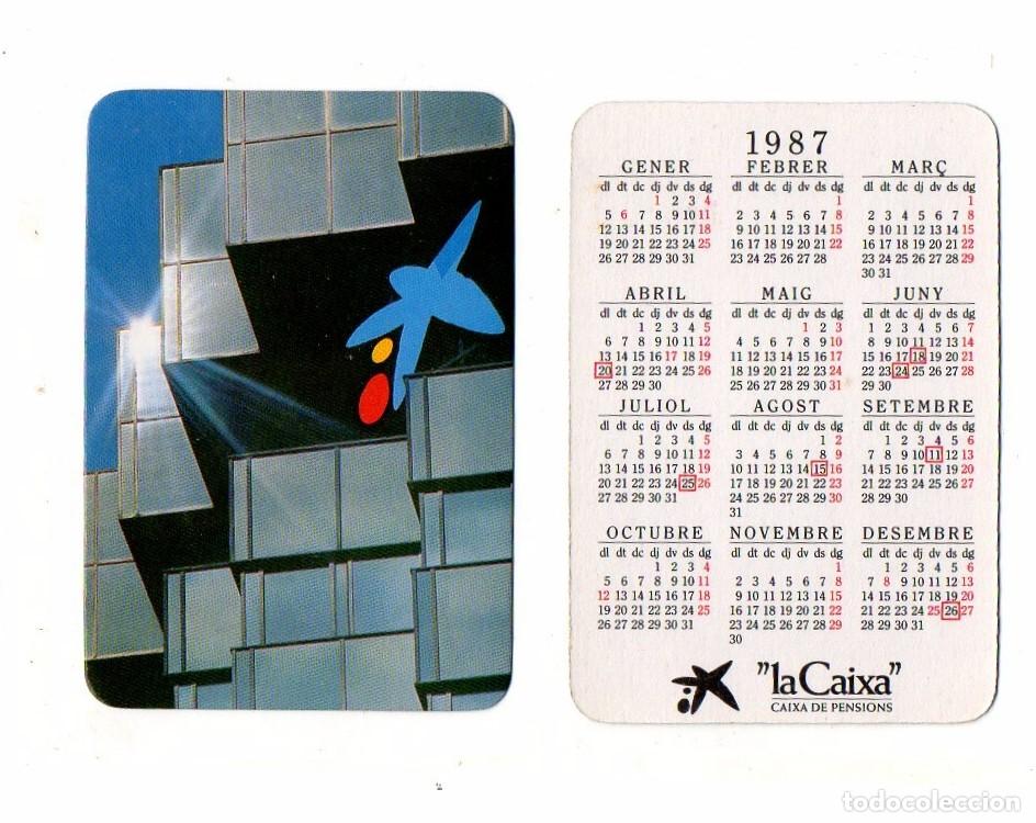 Coleccionismo calendarios: calendario de bolsillo - LA CAIXA - 1987
