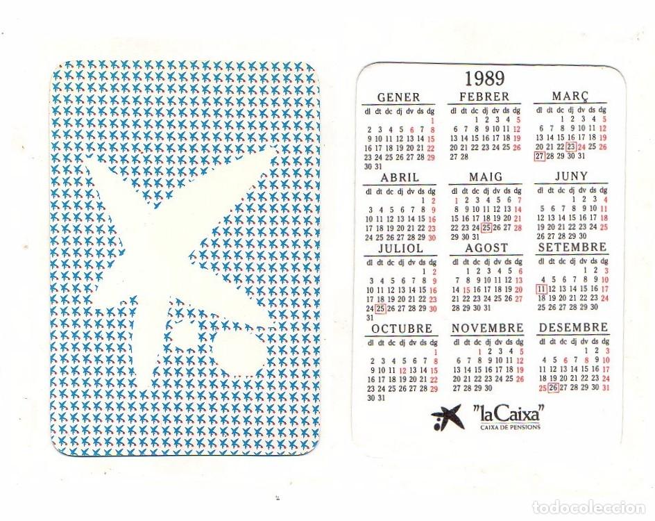Coleccionismo calendarios: calendario de bolsillo - LA CAIXA - 1989 - Foto 1