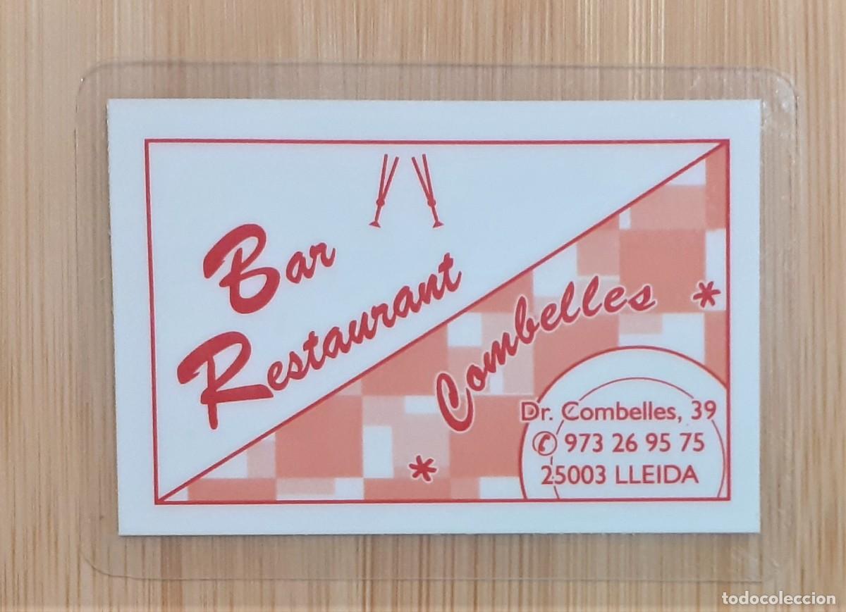 Coleccionismo calendarios: CALENDARIO BOLSILLO BAR RESTAURANT COMBELLES 2012