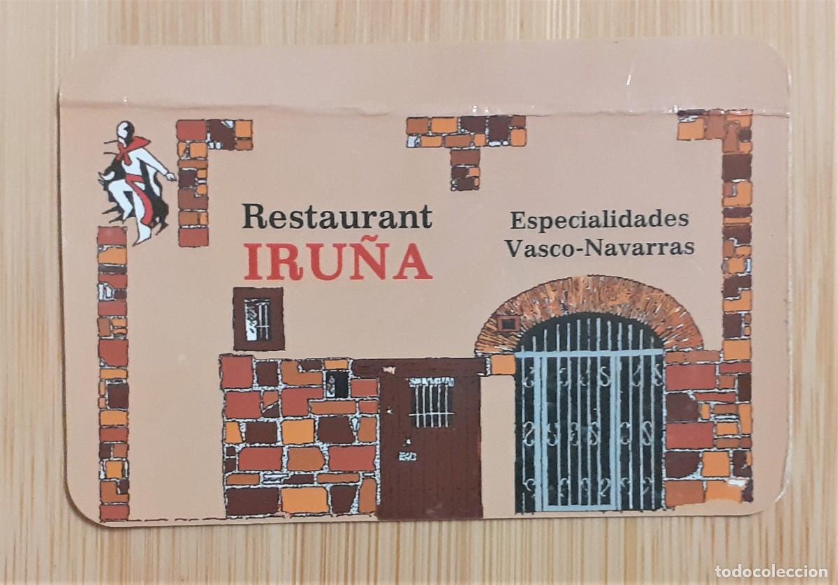 Coleccionismo calendarios: CALENDARIO BOLSILLO RESTAURANT IRU&Ntilde;A 2005