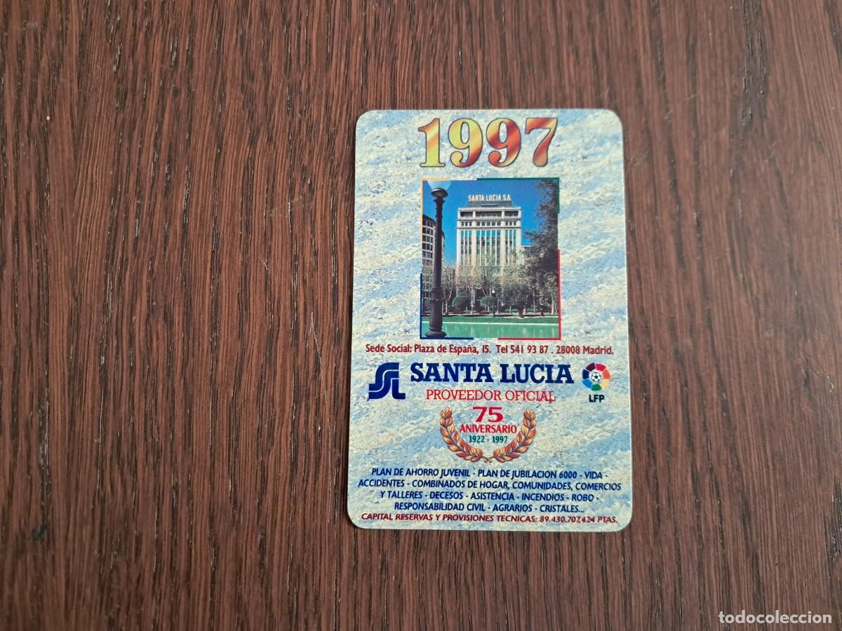 Coleccionismo calendarios: calendario H. Fournier, seguros Santa Luc&iacute;a, a&ntilde;o 1997.