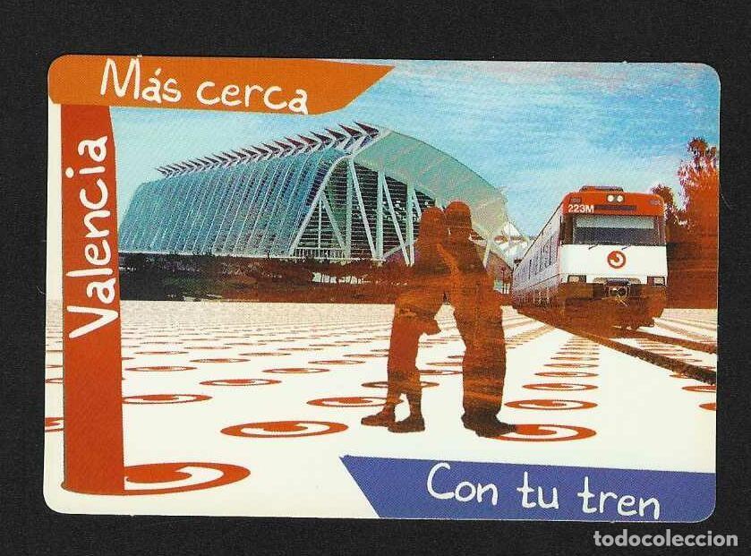 Coleccionismo calendarios: CALENDARIO DE BOLSILLO PUBLICITARIO A&Ntilde;O 2005 TRENES - RENFE CERCAN&Iacute;AS - VALENCIA - VER FOTO REVERSO