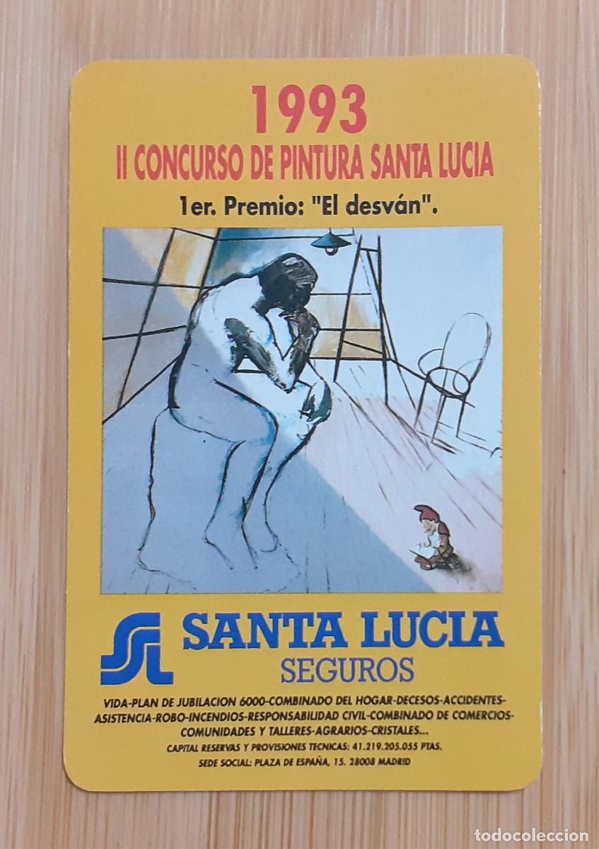 Coleccionismo calendarios: CALENDARIO BOLSILLO SANTA LUCIA 1993