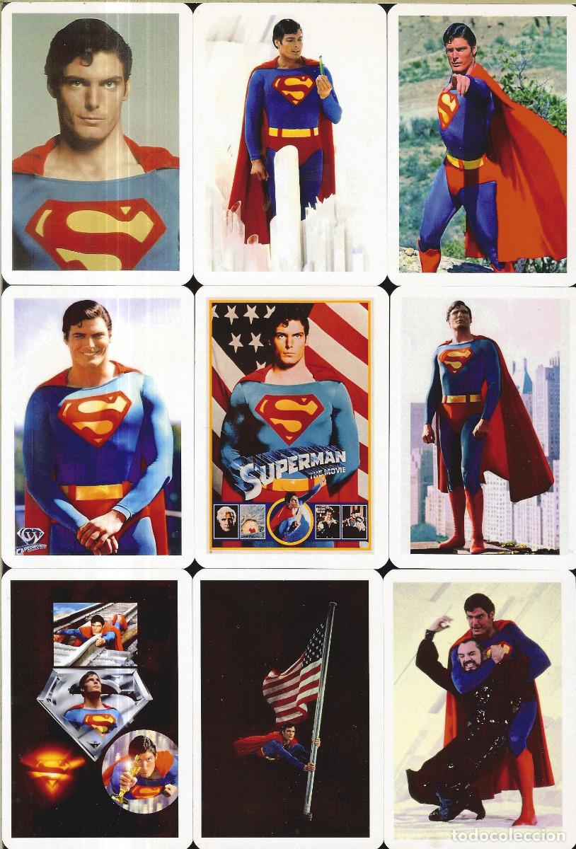 Coleccionismo calendarios: 9 CALENDARIOS DE BOLSILLO - A&Ntilde;O 2022 - CHRISTOPHER REEVE - SUPERMAN