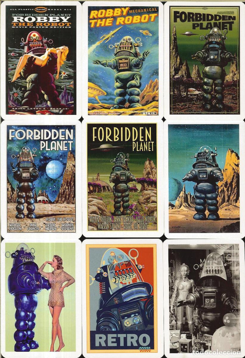 Coleccionismo calendarios: 9 CALENDARIOS DE BOLSILLO - A&Ntilde;O 2022 - ROBBY THE ROBOT