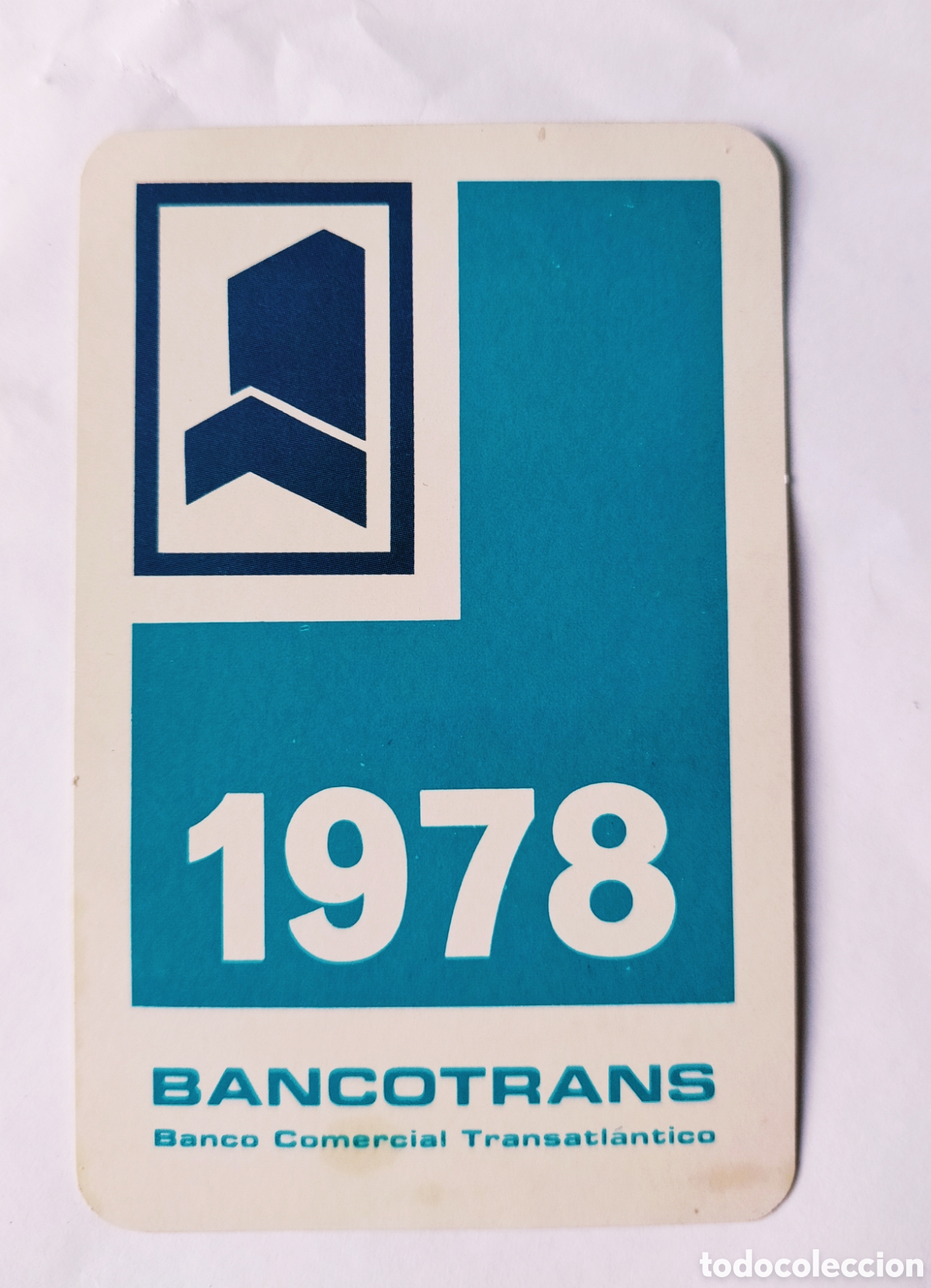 Coleccionismo calendarios: Calendario fournier bancotrans 1978