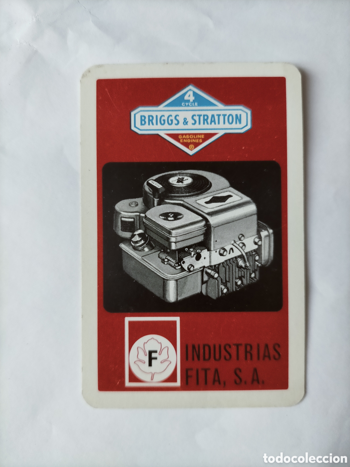Coleccionismo calendarios: Calendario fournier briggs stratton 1977