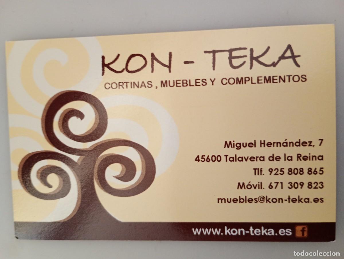 Coleccionismo calendarios: Calendario 2016 Publicidad KON-TEKA Cortinas muebles