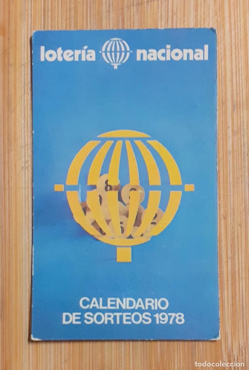 Coleccionismo calendarios: CALENDARIO BOLSILLO LOTERIAS Y APUESTAS DEL ESTADO 1978