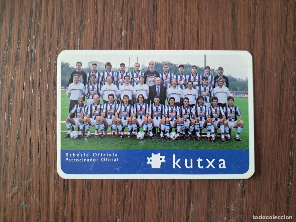 Coleccionismo calendarios: calendario H. Fournier, Kutxa, Real Sociedad futbol, a&ntilde;o 2001.