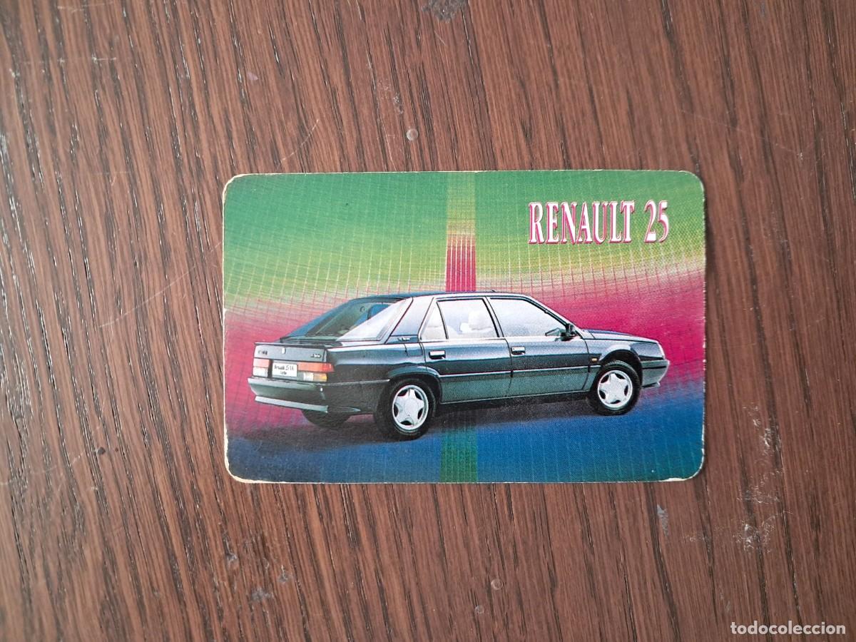 Coleccionismo calendarios: calendario H. Fournier, renault 25, a&ntilde;o 1989.