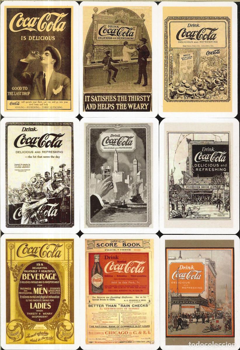 Coleccionismo calendarios: 9 CALENDARIOS DE BOLSILLO - A&Ntilde;O 2022 - COCA COLA HISTORY
