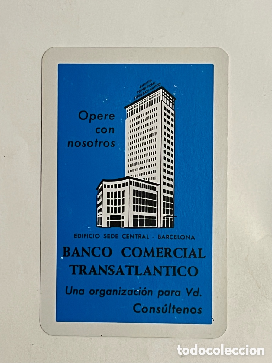 Coleccionismo calendarios: BANCO COMERCIAL TRANSATL&Aacute;NTICO. Calendario Fournier (a.1973)