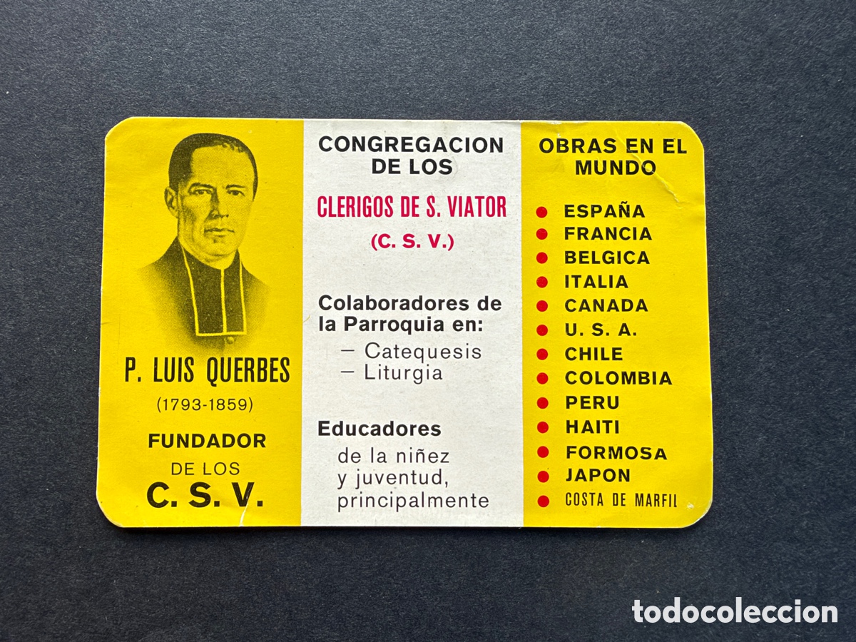 Coleccionismo calendarios: CALENDARIO A&Ntilde;O 1973 / CONGREGACI&Oacute;N CL&Eacute;RIGOS DE SAN VIATOR