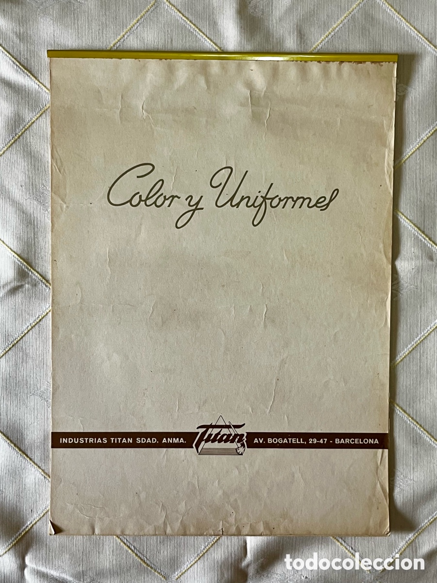 Coleccionismo calendarios: ALMANAQUE / CALENDARIO / COLOR Y UNIFORMES / ECUESTRE / MILITAR / CABALLER&Iacute;A / TIT&Aacute;N