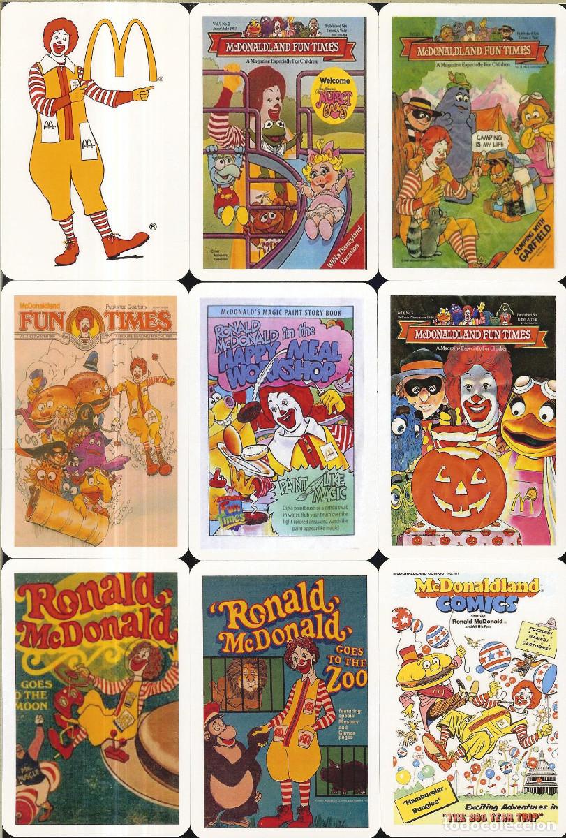 Coleccionismo calendarios: 9 CALENDARIOS DE BOLSILLO - A&Ntilde;O 2022 - RONALD McDONALD