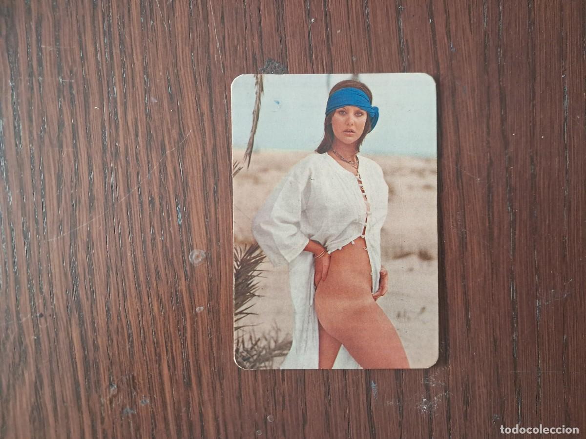 Coleccionismo calendarios: calendario de serie DLB 45.319, chica, caf&eacute; bar en Sabadell, a&ntilde;o 1976.