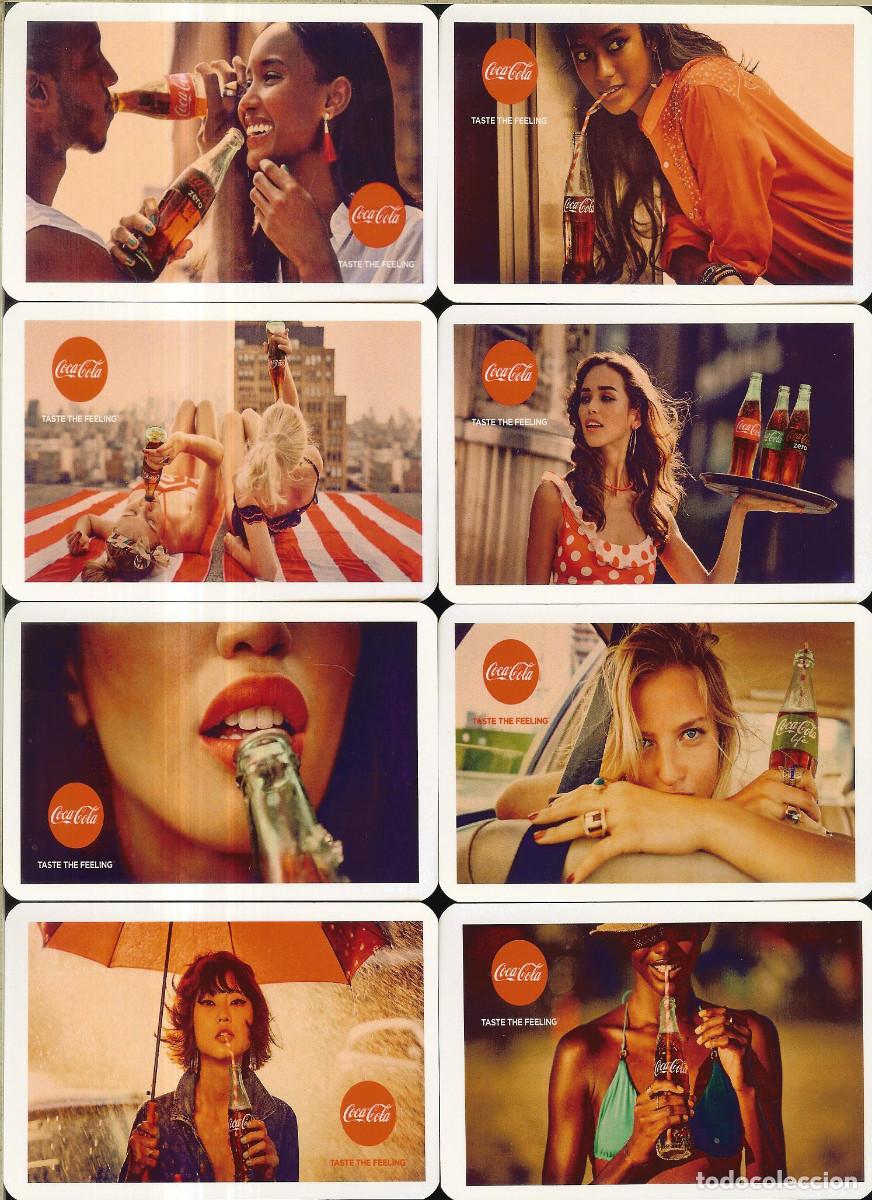 Coleccionismo calendarios: 8 CALENDARIOS DE BOLSILLO - A&Ntilde;O 2022 - ANUNCIOS COCA COLA