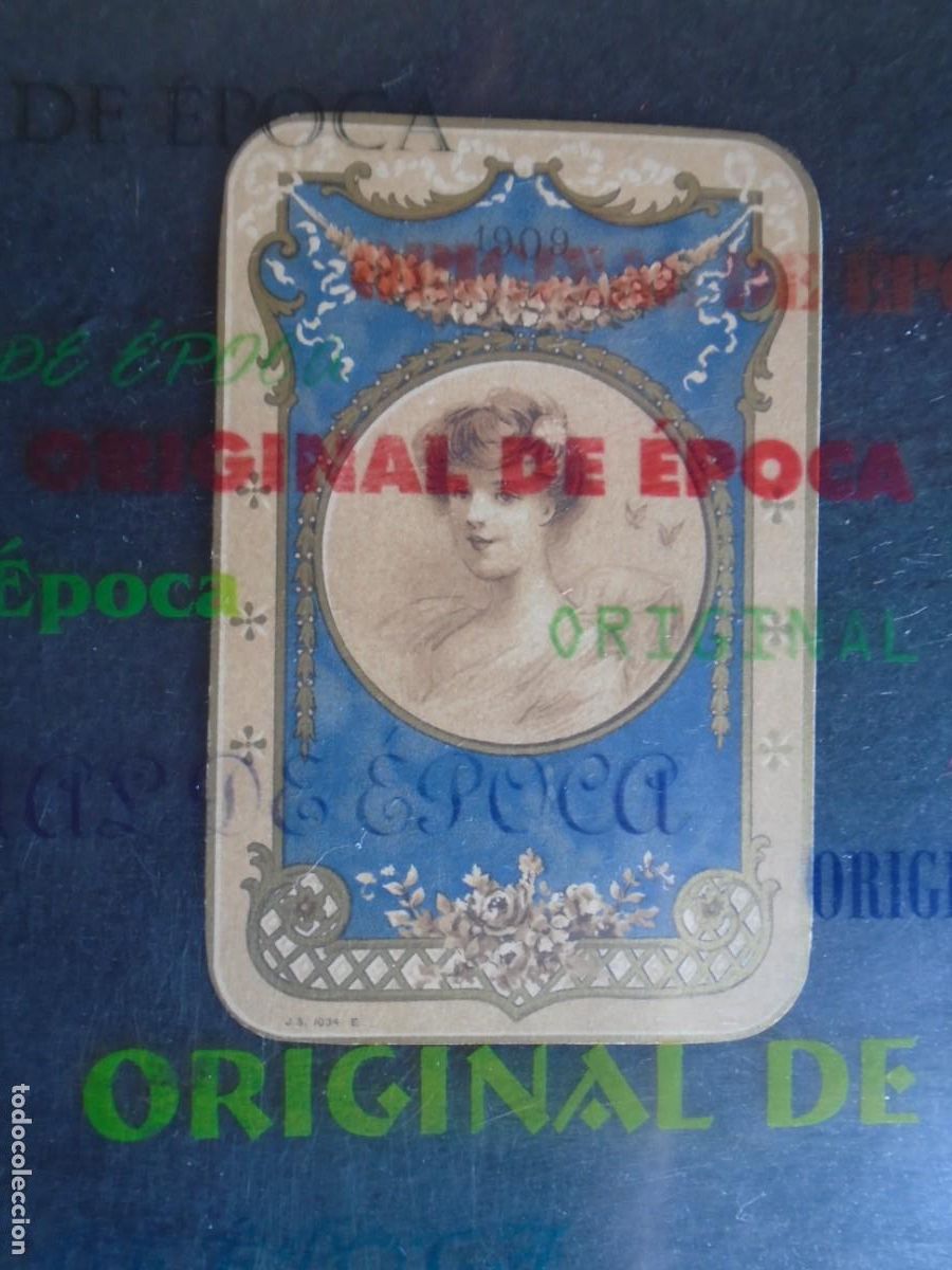 Coleccionismo calendarios: (CA-34)CALENDARIO DE BOLSILLO JABON POLVOS DE ARROZ SIMON A&Ntilde;O 1909
