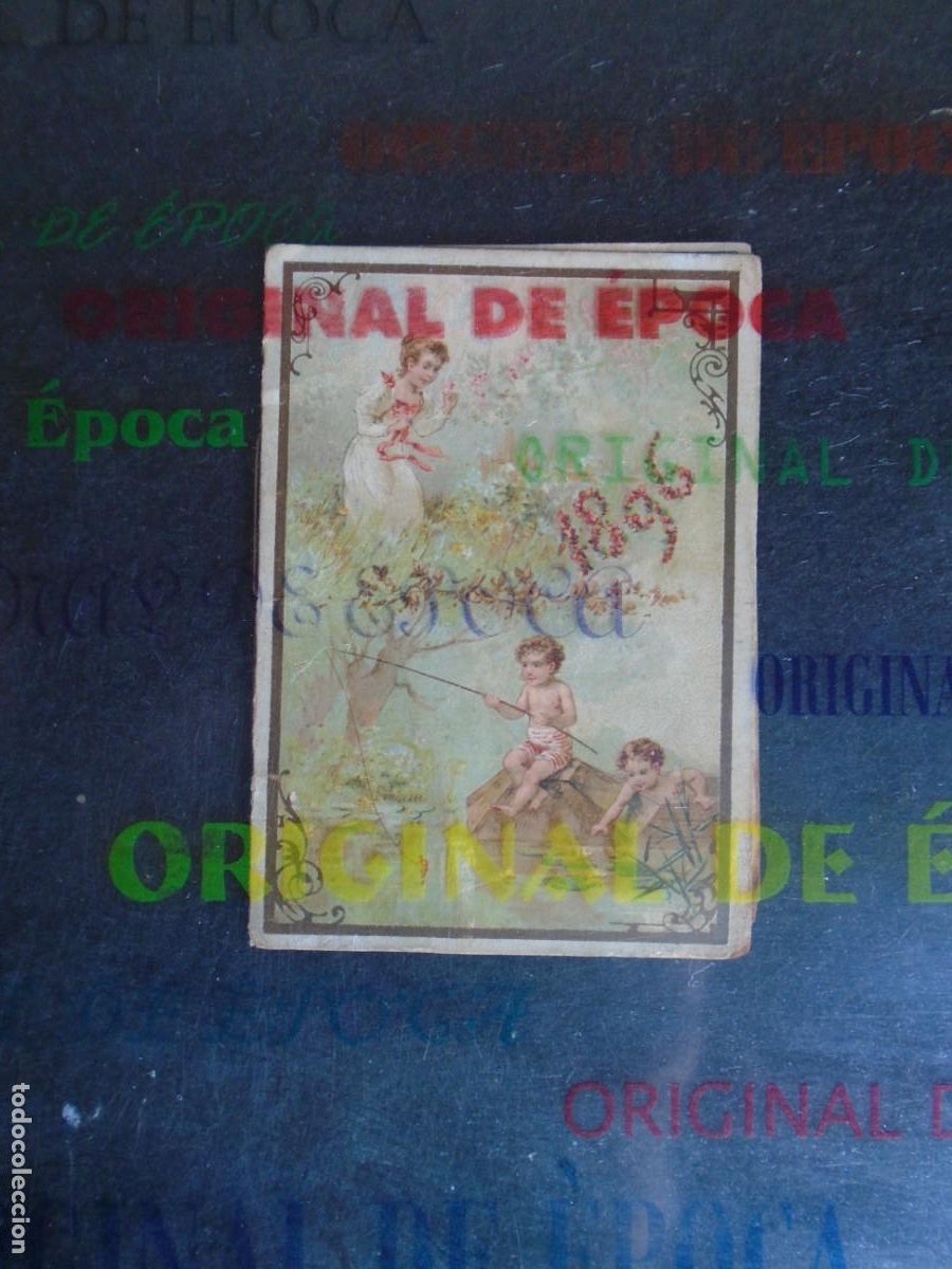 Coleccionismo calendarios: (CA-65)CALENDARIO DE BOLSILLO EXTRACTO DE CARNE DE LA COMPA&Ntilde;IA LIEBIG A&Ntilde;O 1896