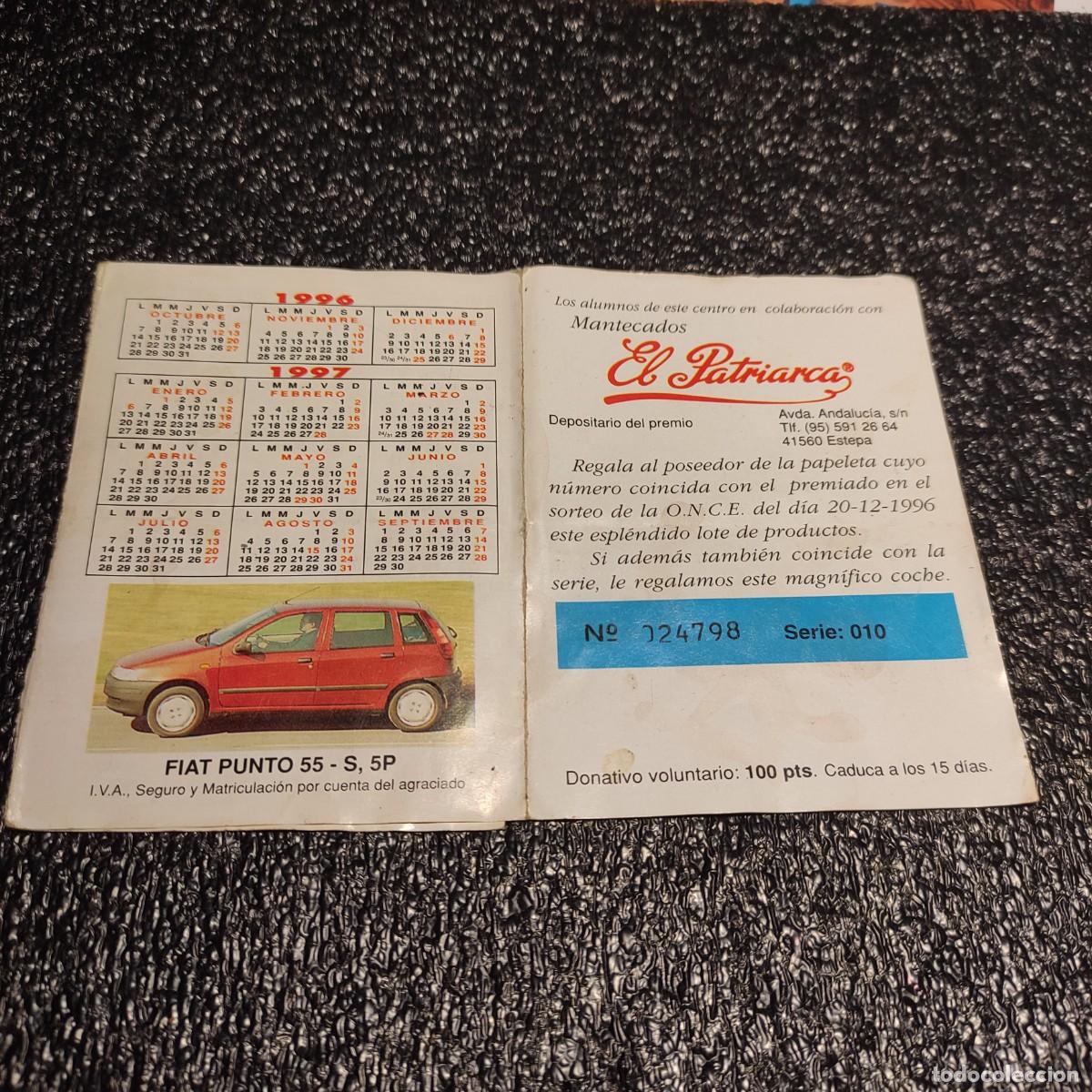 Coleccionismo calendarios: CALENDARIO DE BOLSILLO Y DE FUTBOL . MANTECADOS EL PATRIARCA 1996/97 ** TRIPTICO ** T0