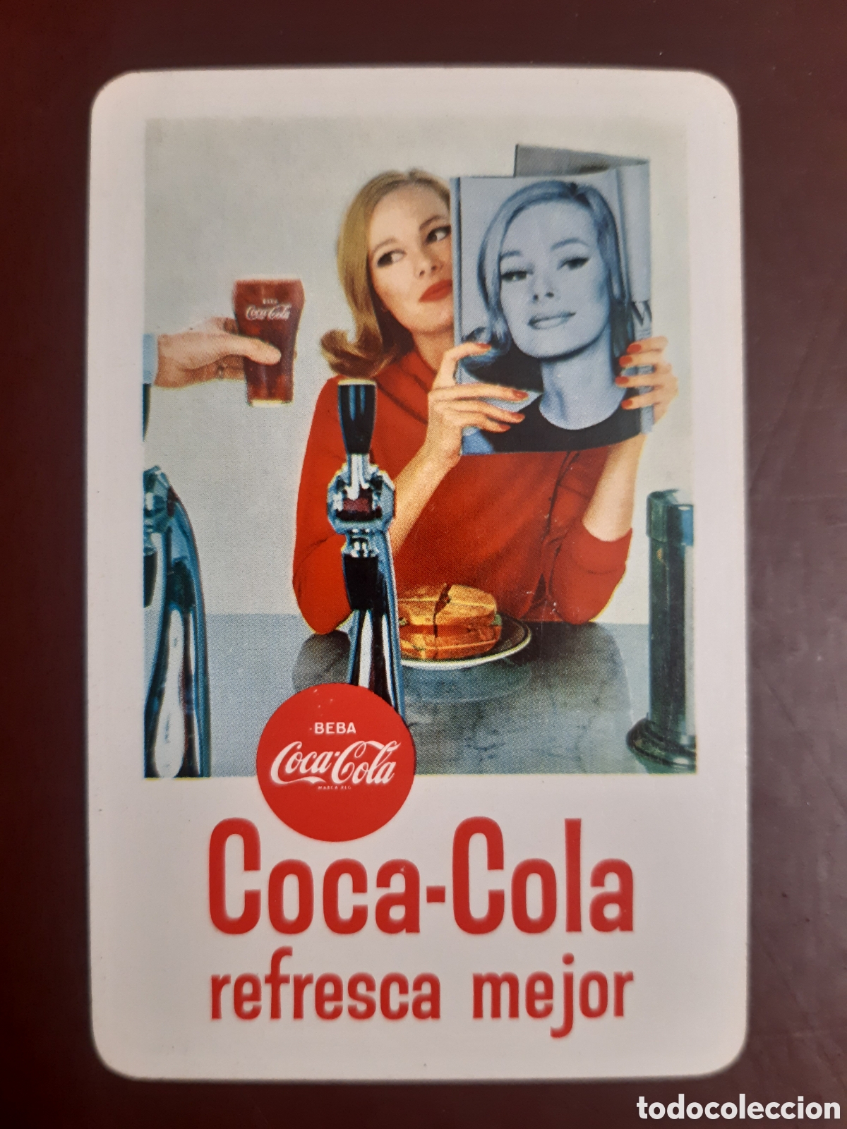 Coleccionismo calendarios: Calendario fournier Coca Cola 1966