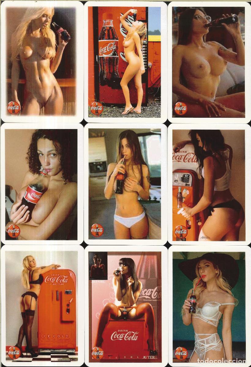 Coleccionismo calendarios: 9 CALENDARIOS DE BOLSILLO - A&Ntilde;O 2022 - COCA COLA NUDE