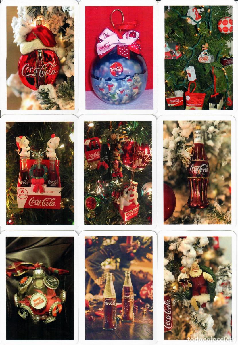Coleccionismo calendarios: 9 CALENDARIOS DE BOLSILLO - A&Ntilde;O 2022 - COCA COLA NAVIDAD