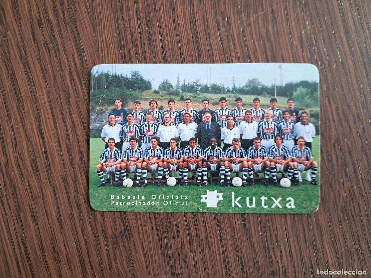 Coleccionismo calendarios: calendario H. Fournier, kutxa, Real Sociedad, futbol, a&ntilde;o 1998.