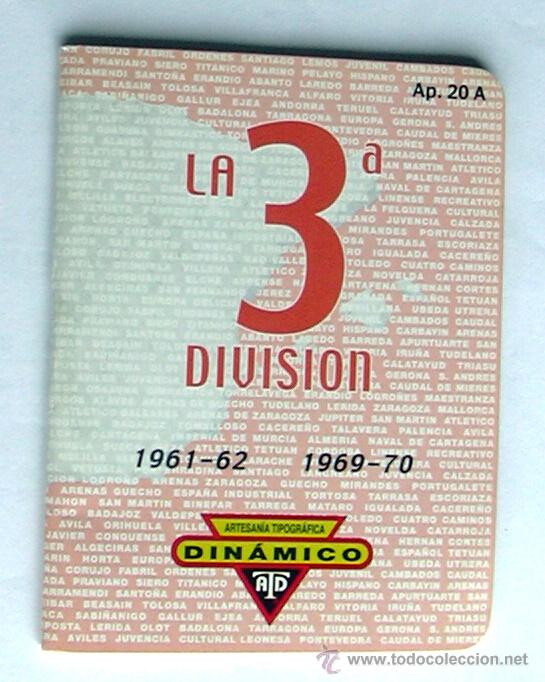 Coleccionismo deportivo: Calendario Din&aacute;mico - La tercera divisi&oacute;n - Ap&eacute;ndice 20 A - Foto 1
