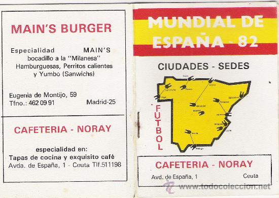Coleccionismo deportivo: PROGRAMA MUNDIAL DE FUTBOL DE 1982 EN ESPA&Ntilde;A - Foto 2