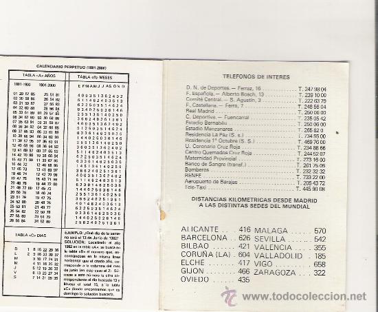 Coleccionismo deportivo: PROGRAMA MUNDIAL DE FUTBOL DE 1982 EN ESPA&Ntilde;A - Foto 3