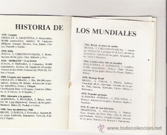 Coleccionismo deportivo: PROGRAMA MUNDIAL DE FUTBOL DE 1982 EN ESPA&Ntilde;A - Foto 5