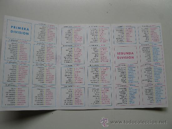 Coleccionismo deportivo: CALENDARIO LIGA 74/75 - 1&ordf; Y 2&ordf; DIVISI&Oacute;N. - Foto 2