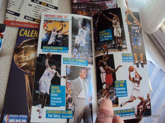 Coleccionismo deportivo: NBA. 6 Calendarios de 92-93 a 97-98 - Foto 8