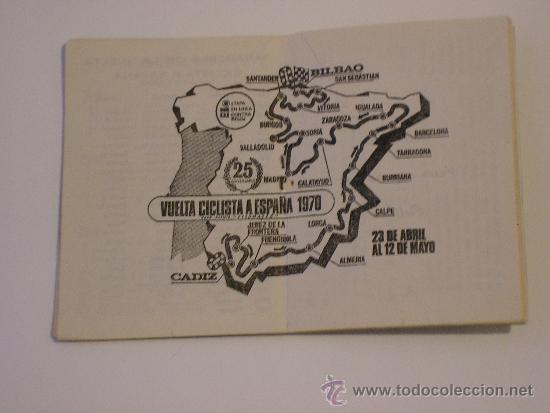 Coleccionismo deportivo: CALENDARIO CICLISTA NACIONAL E INTERNACIONAL 1970 - Foto 2