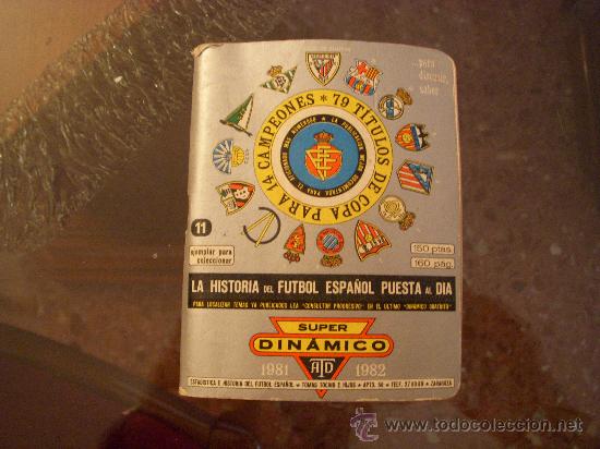 Coleccionismo deportivo: SUPER DIN&Aacute;MICO A&Ntilde;O 1981-1982 - Foto 1