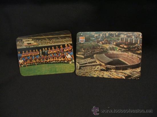 Coleccionismo deportivo: 2 CALENDARIOS - F.C. BARCELONA - 1973 - 1975 - - Foto 3