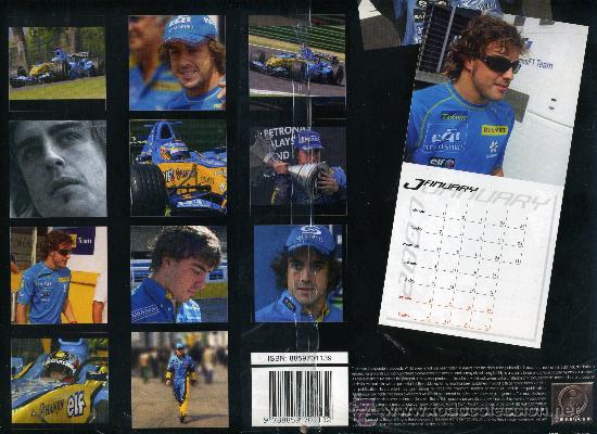 Coleccionismo deportivo: ALONSO, CALENDARIO 2007. - Foto 2