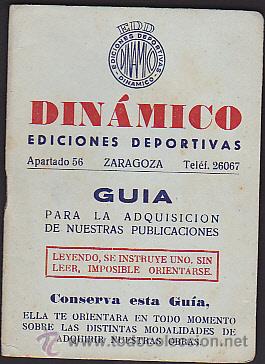 Coleccionismo deportivo: GUIA DINAMICO EDICIONES DEPORTIVAS - Foto 1