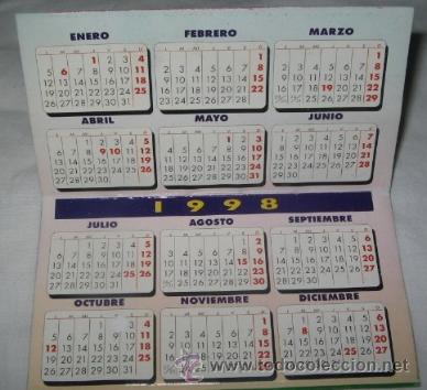 Coleccionismo deportivo: CALENDARIO DEL REAL MADRID C.F. DE 1998 - Foto 2
