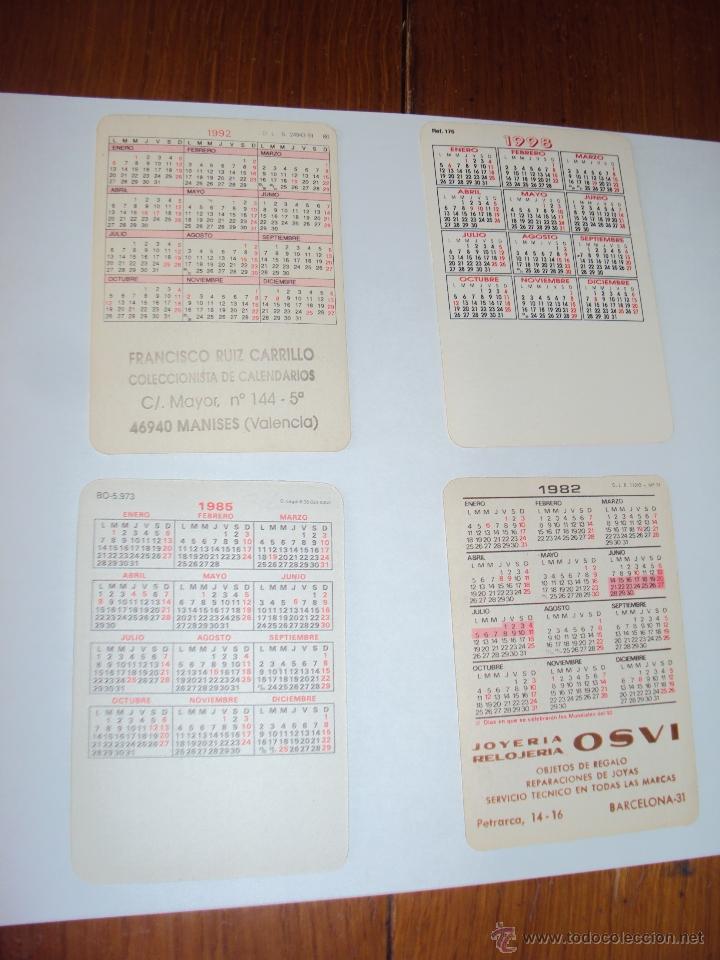 Coleccionismo deportivo: RCD Espa&ntilde;ol. 4 Calendarios. - Foto 2