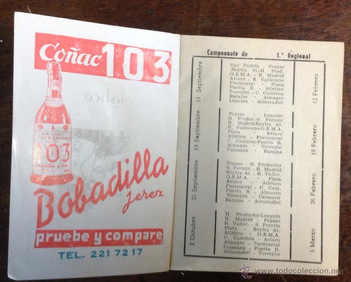 Coleccionismo deportivo: CALENDARIO DE LIGA 1966 - 1967. - Foto 2