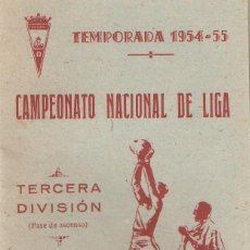 Coleccionismo deportivo: CALENDARIO CAMPEONATO NACIONAL DE LIGA 1954-55. TERCERA DIVISIÓN. EXTREMADURA. GRUPO 14. EQUIPOS
