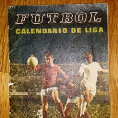 Coleccionismo deportivo: CALENDARIO LIGA FUTBOL 1970 - 71