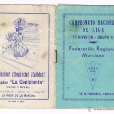 Coleccionismo deportivo: LIGA 1964 - 1965 - REGIONAL MURCIANA - FUTBOL