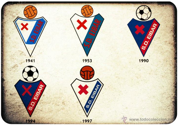 Coleccionismo deportivo: CALENDARIO DE BOLSILLO ESCUDOS EIBAR 2015 - Foto 1